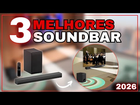 As 3 Melhores Soundbar de 2025! // Tem Barata, Soundbar JBL, Gamer e Outras.