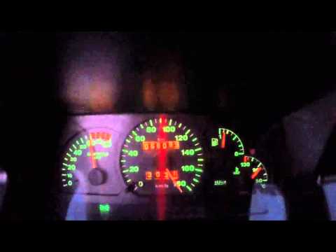 "The Dirty"acceleration 100-203 kmh in fifth gear Fiat Cinquecento Bimoto Turbo 4x4