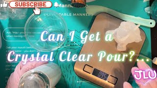 Resin Project - Can a Crystal-Clear Pour be Done (by me)🤷🏽♀️🙏🏽
