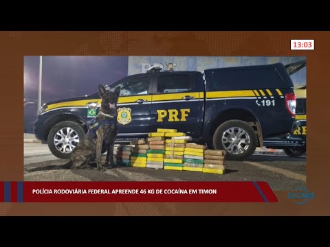 Polícia Rodoviária Federal apreende 46kg de cocaína em Timon 25 08 2022