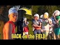 JJ Is BACK On The FOOTBALL FIELD Wrestling