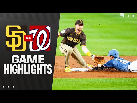 Padres vs. Nationals Game Highlights (7/19/25) | MLB Highlights