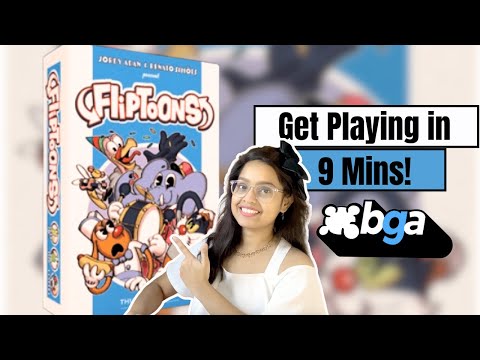 FlipToons - How to Play on Board Game Arena | 10 minutes