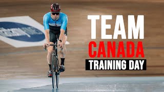 A full day of training with a Pro Track Cyclist | Pro athlete day in the life
