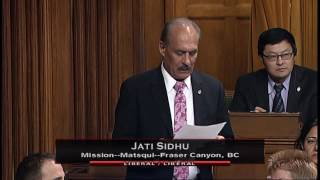 Jati Sidhu – Member’s Statement – November 28, 2016