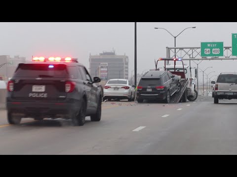 Freezing Drizzle Causes Wrecks In Wichita, Kansas on December 21st, 2022