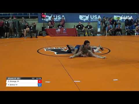 Junior FS 126 Round of 128 - Christopher Strange (OR) vs. Francesco Schiro (WI)