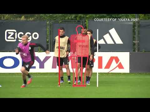 Ajax-Inter: l'allenamento completo dei lancieri