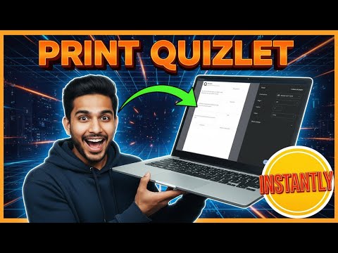 Print Quizlet Flashcards