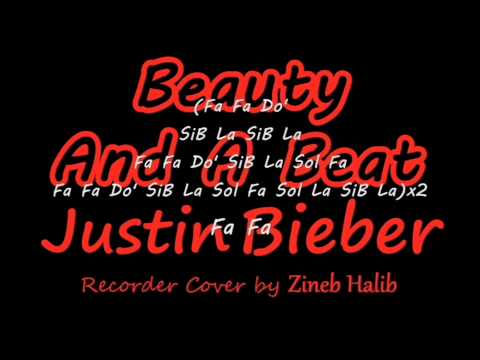 Beauty And A Beat-Recorder Notes | Justin Bieber