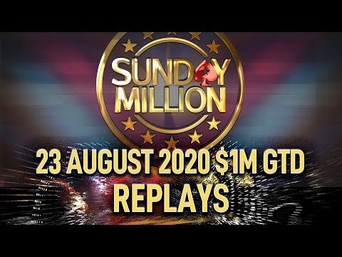 Sunday Million $109 dani aziz | RodBarreto | cardinals970 Final Table Poker Replays