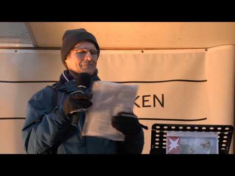 Querdenken 30 Demo auf dem Alex 23.1.21: Malte und Biggi