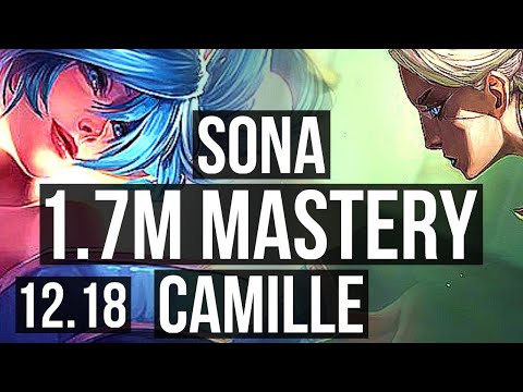 SONA vs CAMILLE (TOP) | 1.7M mastery, 7/3/16, 600+ games | EUW Master | 12.18