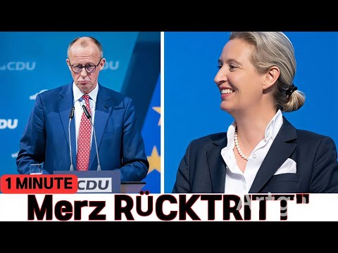 🚨CDU Zwingt Merz zum „RÜCKTRITT“ –  Kanzler Merz unter Druck. Die AfD profitiert!