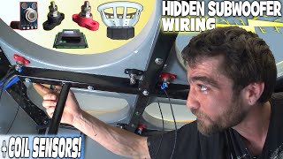 HIDDEN Subwoofer Wiring w/ 4 GAUGE Terminals & Voice Coil SENSORS! How To Wire EXO Car Audio Install