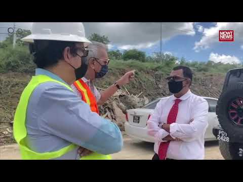 Tour of the Solomon Hochoy Highway Extension to Point Fortin