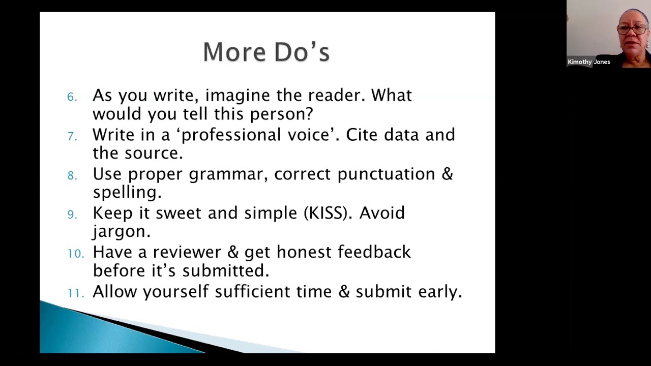 Tips for Effective Grant Writing Workshop