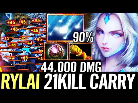 🔥 Rylai 21 KILLS 44.000 DMG HARD CARRY — Aghanim + Shard Moving Ult 320 AOE Explosion Dota 2 Pro