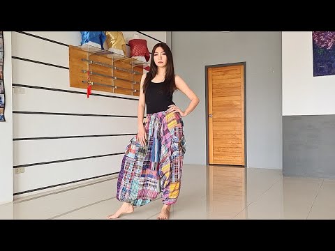 Patchwork Haremshose Farbenrausch