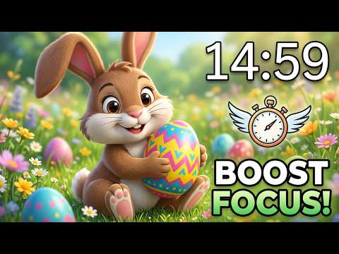15 Minute Timer With Easter Bunnies Fun Classroom Countdown