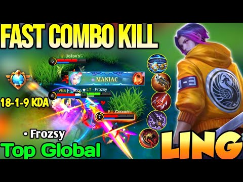 LING BEST BUILD IN 2022 | TOP GLOBAL LING · Frozsy - MOBILE LEGENDS
