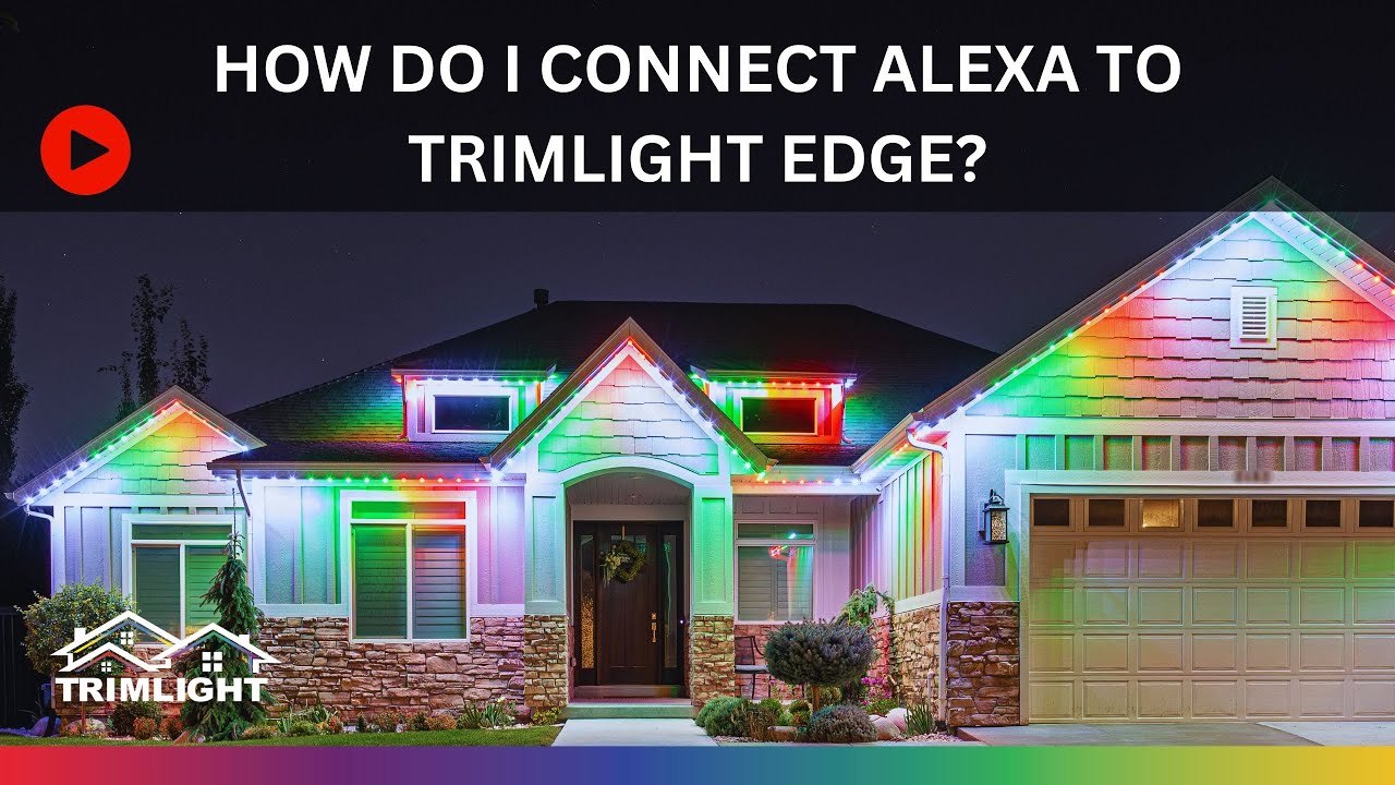 How do I connect Alexa to Trimlight Edge?