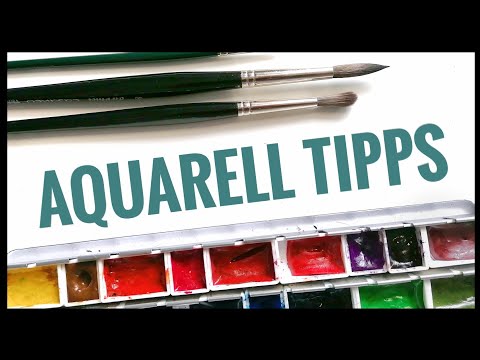 17 AMAZING TIPS for painting with watercolors 🎨 - 17 AMAZING watercolor tips you should know