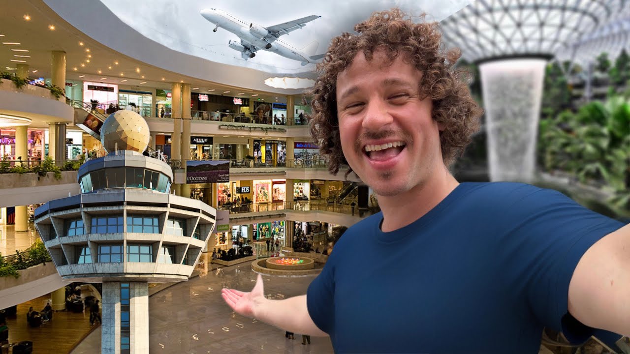 Así es el aeropuerto MÁS MODERNO del mundo (sorprendente) | SINGAPUR 🇸🇬✈️