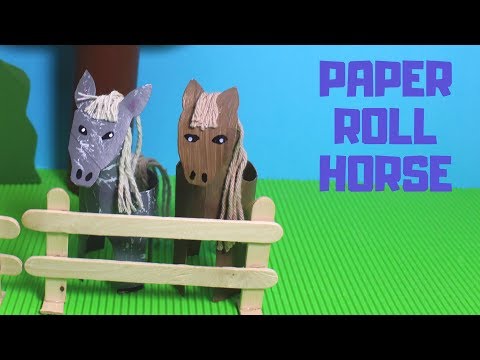 How to Make a Toilet Paper Roll Horse