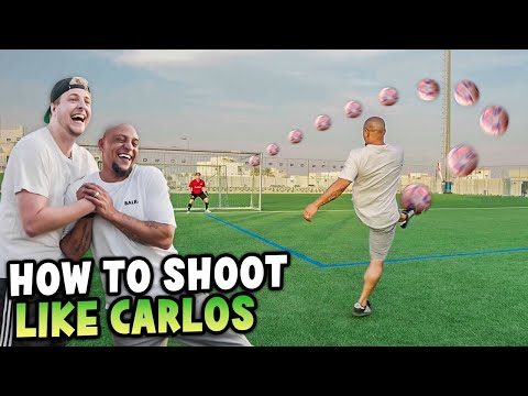 ROBERTO CARLOS SHOWS US HIS FREE KICK