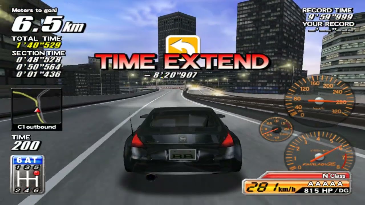 PC ARCADE = WANGAN MIDNIGHT MAXIMUM TUNE 2 - BLACKBIRD  815 HP -C1 OUTBOUND  TIME ATTACK 4K UK