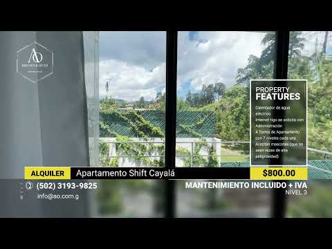 Apartamento Shift Cayala N3