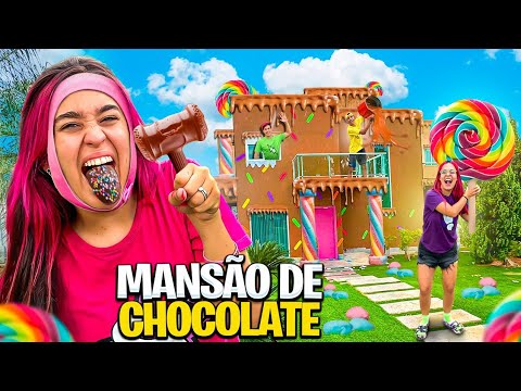 TRANSFORMAMOS A MANSÃO EM UM DOCE GIGANTE *Mansão de doce