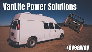 NEW POWER SOLUTION? | GOT A JOB? + GIVEAWAY | #vanlife