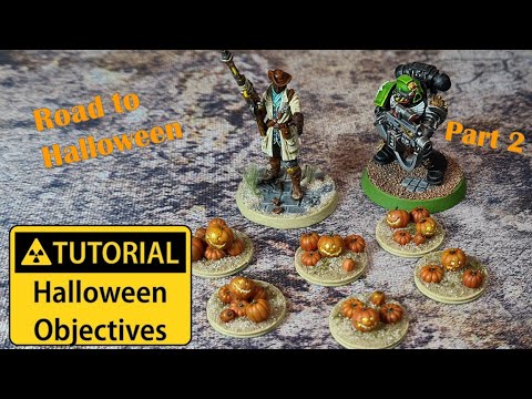 DIY Halloween Objectives Tutorial - My road to Halloween