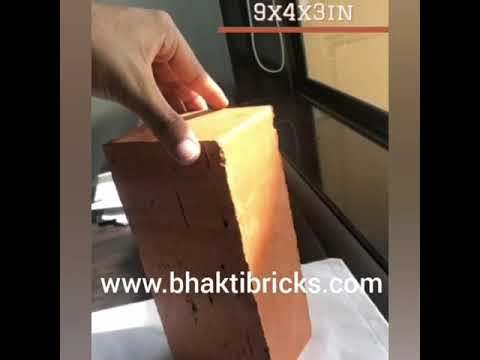 Textured wirecut bricks, 9 in. x 3 in. x 2 in.