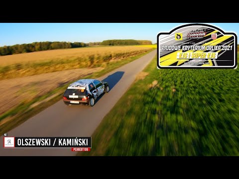 Olszewski / Kamiński - Peugeot 106 - Rajdowe Kryterium Orlika 2021