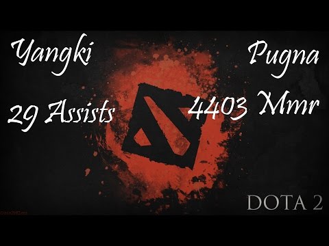 Dota 2 Yangki Plays Pugna - The Great Sup Without Nether Blast