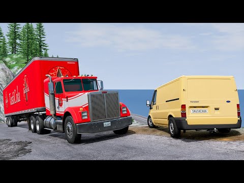 Cars vs Cliff Roads #4 - BeamNG DRIVE | SmashChan