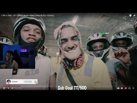 Gifted Reacts To C Blu x Tata - 187 (Official Music Video) (Shot By KLO Vizionz)