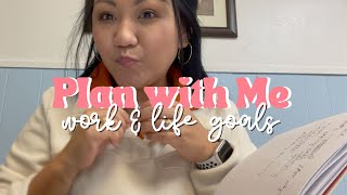 Plan with Me SOCIAL WORK edition || How Review & Plan for a BRAND NEW MONTH
