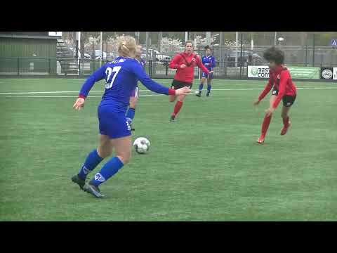 10-4-2023 1e Helft Beker Wedstrijd  Buitenveldert vr--Afc 1 vr  2-0