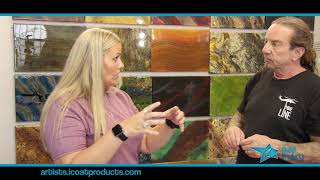 How do you create a resin dam?