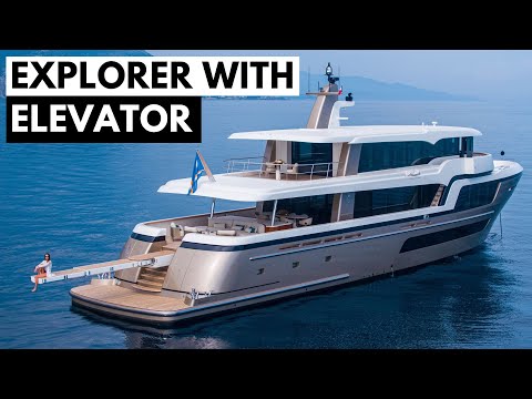 $16.000.000 2022 VAN DER VALK EXPLORER 34M YACHT Schnelle SuperYacht Tour
