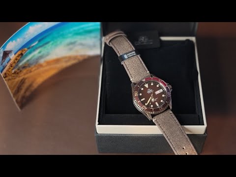 unboxing the Orient aka Kamasu limited edition dive watch