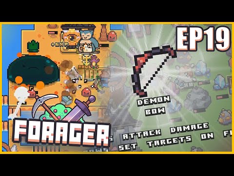 CAN'T BEAT ANY BOSS! | Forager Full Lets Play [Nuclear Update] EP19