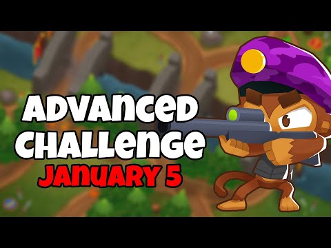 BTD6 Advanced Challenge | ??? Where is the hidden sniper place ??? | January 5 2024