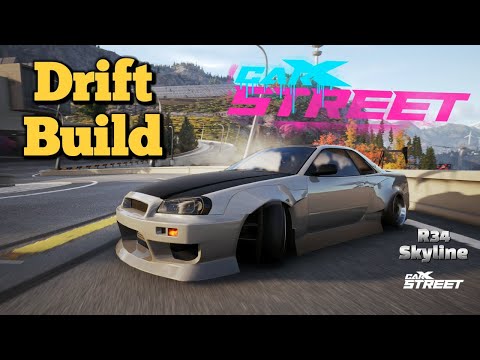 CarX Street PC First Nissan Skyline GT-R R34 Drift Build