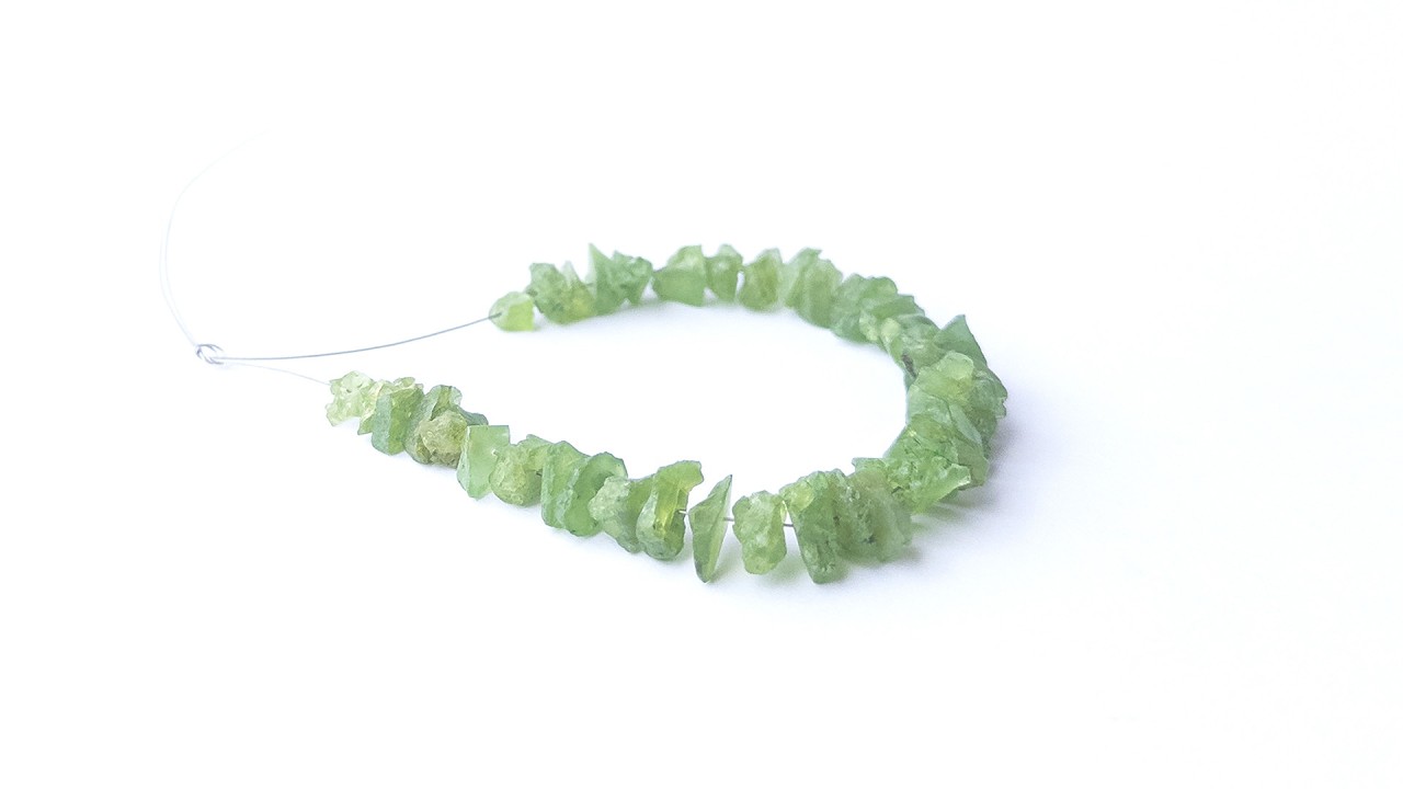 Peridot | Drilled Rough | 6-8mm Bead Size | 42 Pieces | 66 Carats video