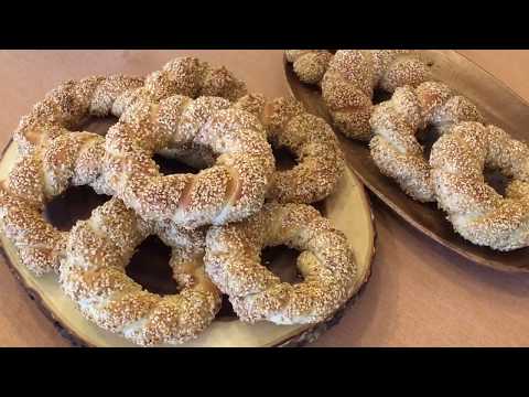 Sesame Bagel Recipe-Ring Bread(Simit)#bagel#simit#ring bagel